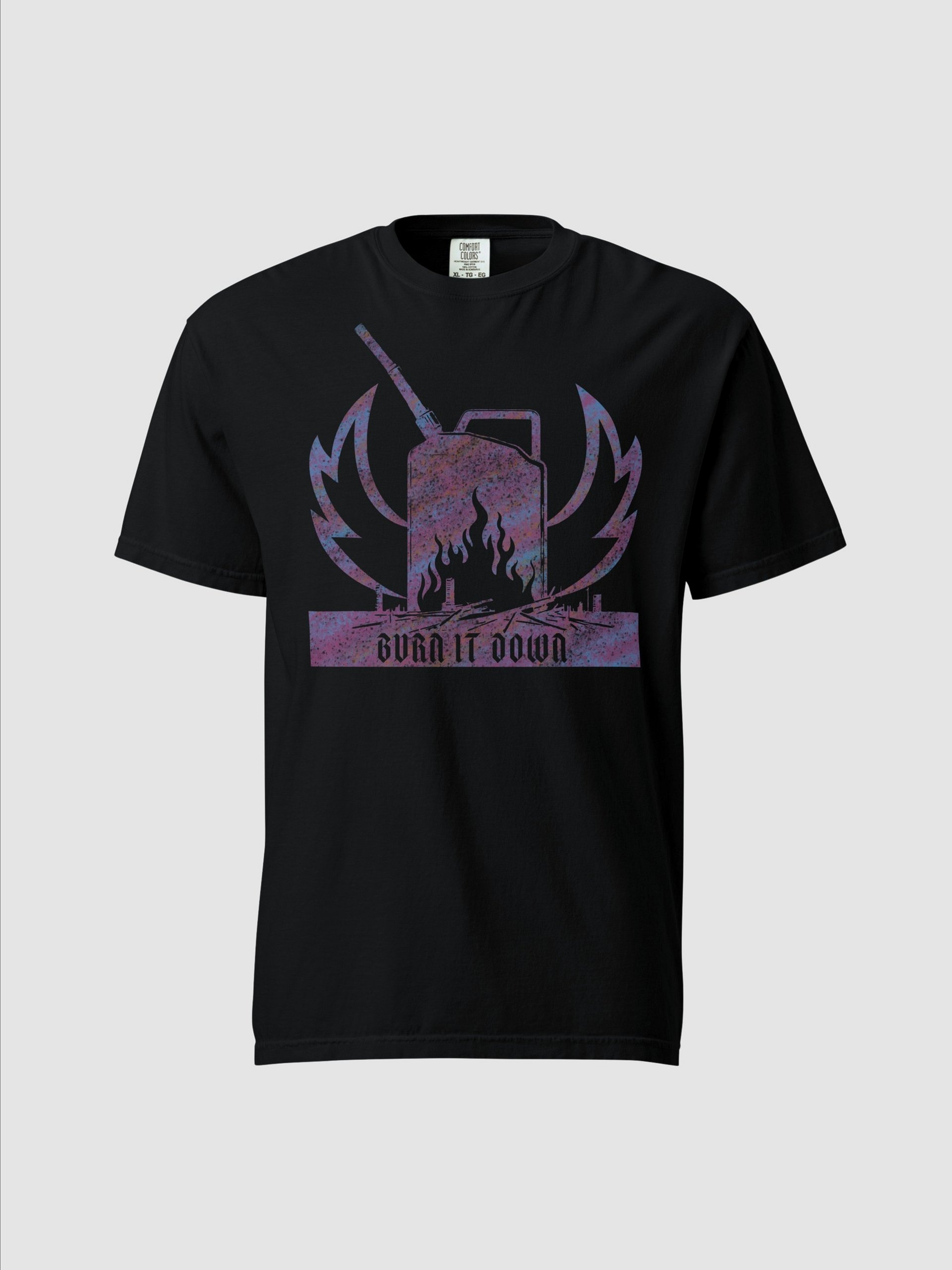 " Burn it down" Garment-Dyed Shirt product image (2)