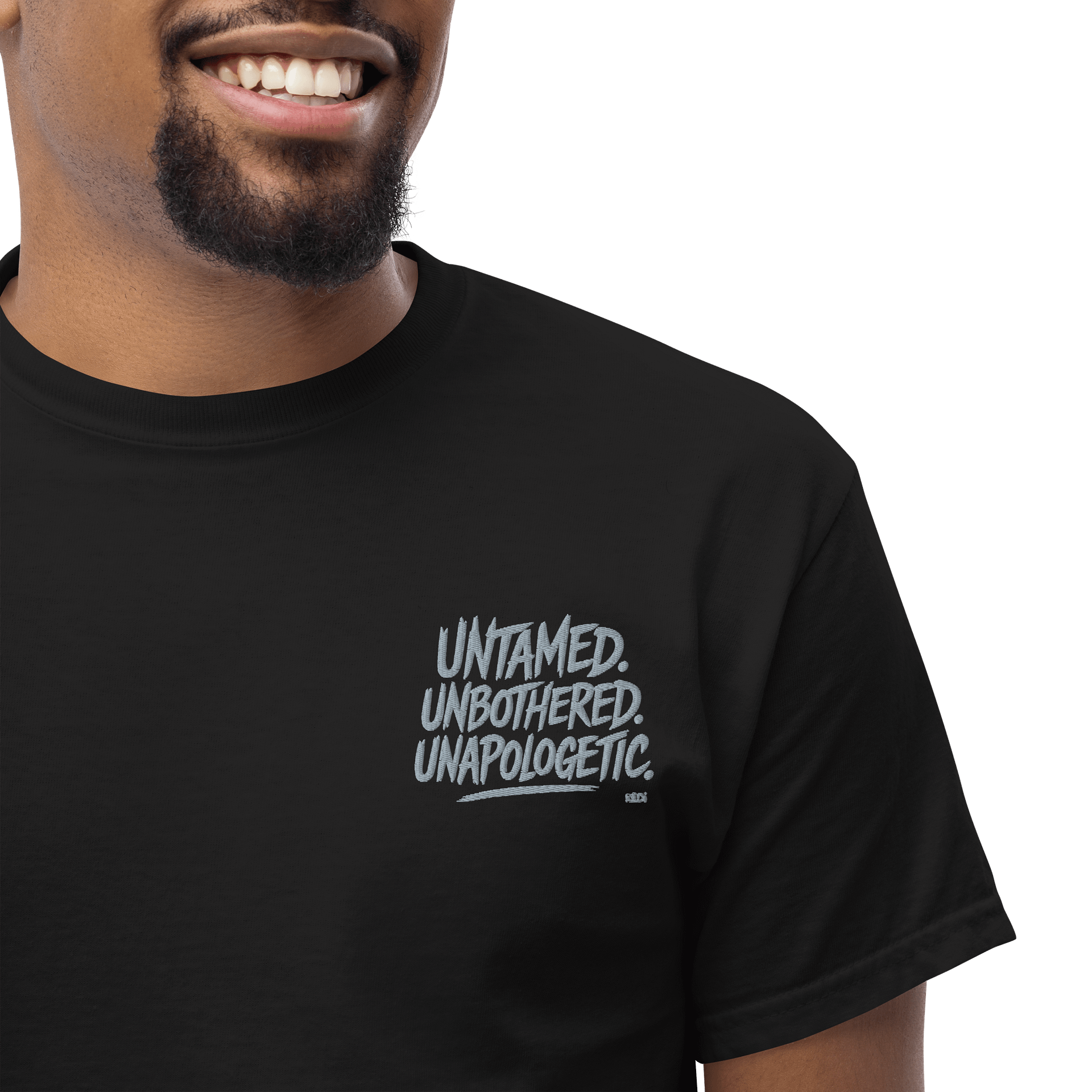 UNTAMED. UNBOTHERED. UNAPOLOGETIC. EmbroideredTee product image (5)