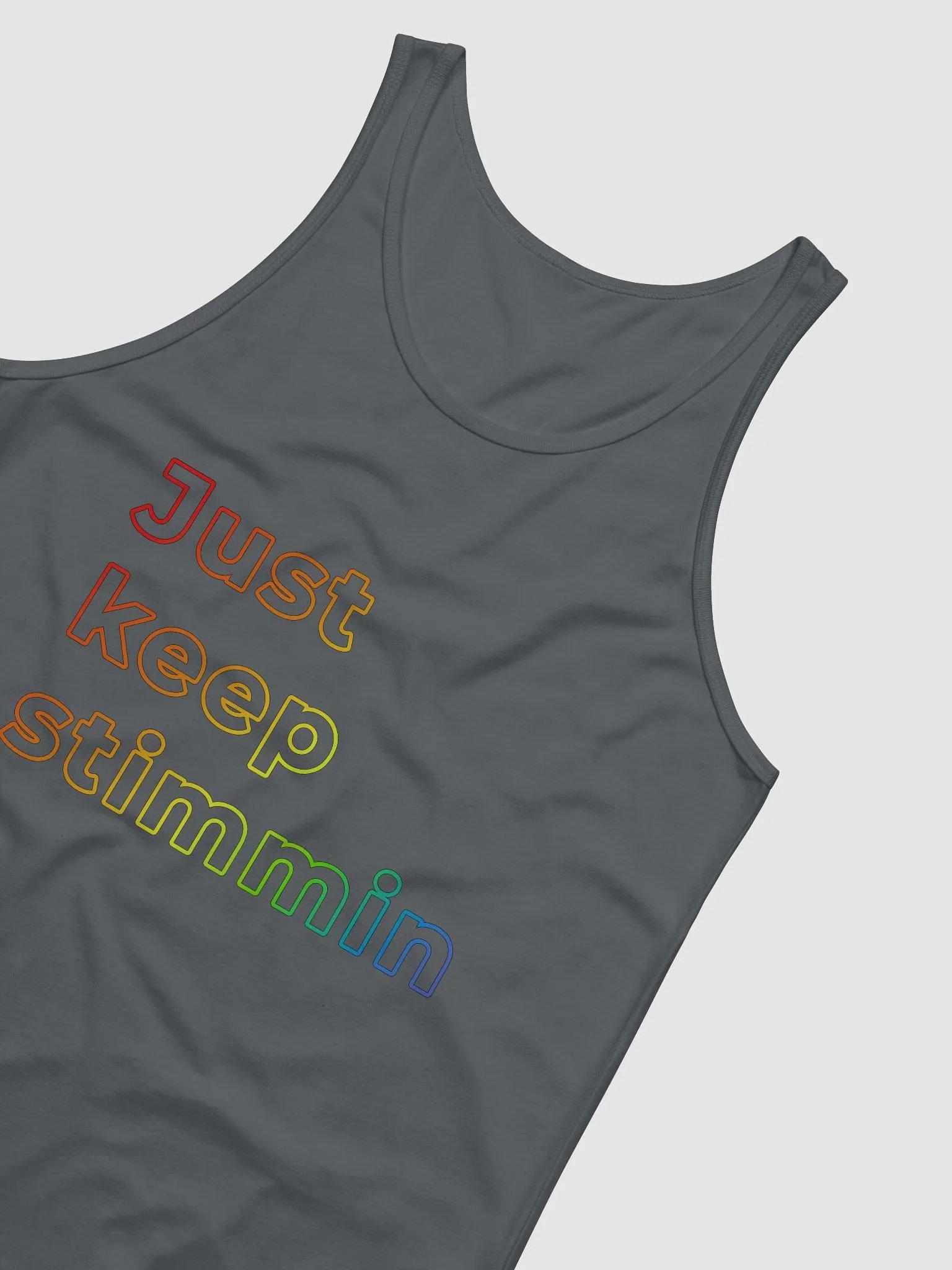 Just keep stimmin unisex tank product image (12)