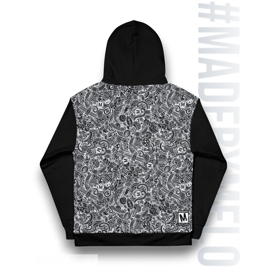 Dark Space Scribble - Ultimate Hoodie | #MadeByMELO product image (4)