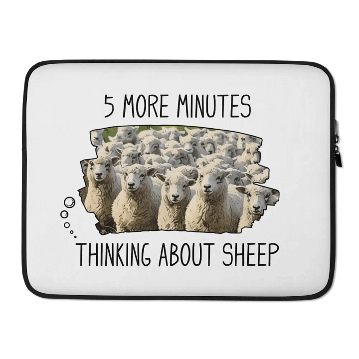 Funny Sheep Laptop Sleeve product image (2)