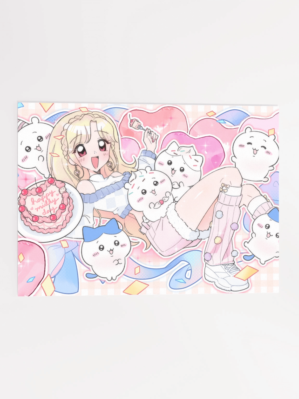 Birthday with Miikawa & Chiikawa ~ 2025 ver. Print product image (3)