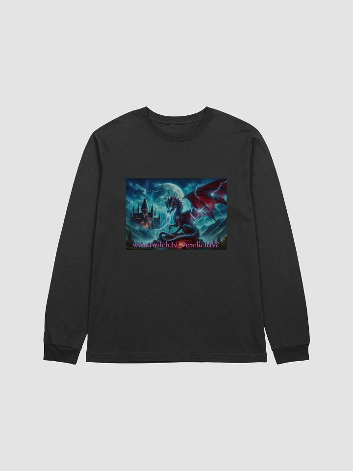 Mystical Dragon Castle Long Sleeve Tee product image (3)
