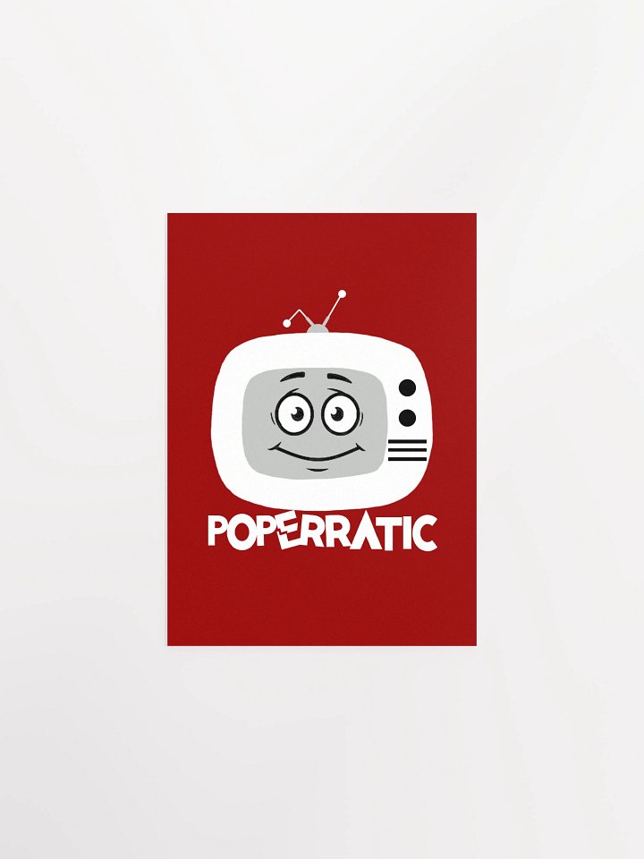 Poperratic Babysitter Logo - Red Poster product image (1)