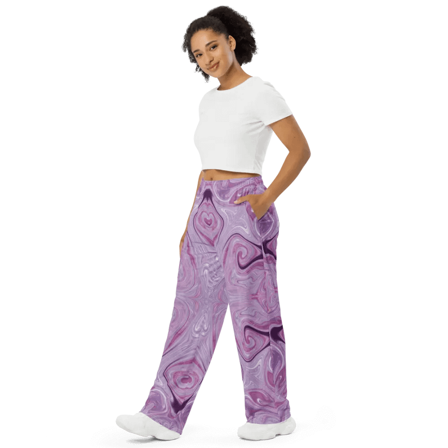 Liquid Art Wide-Leg Pants product image (4)