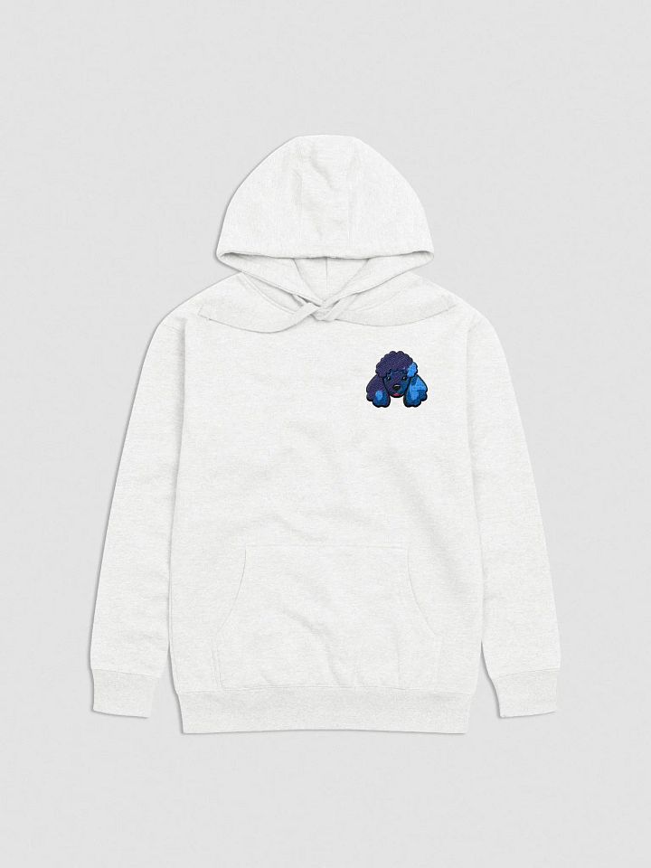 Charming Blue Poodle Unisex Hoodie product image (1)