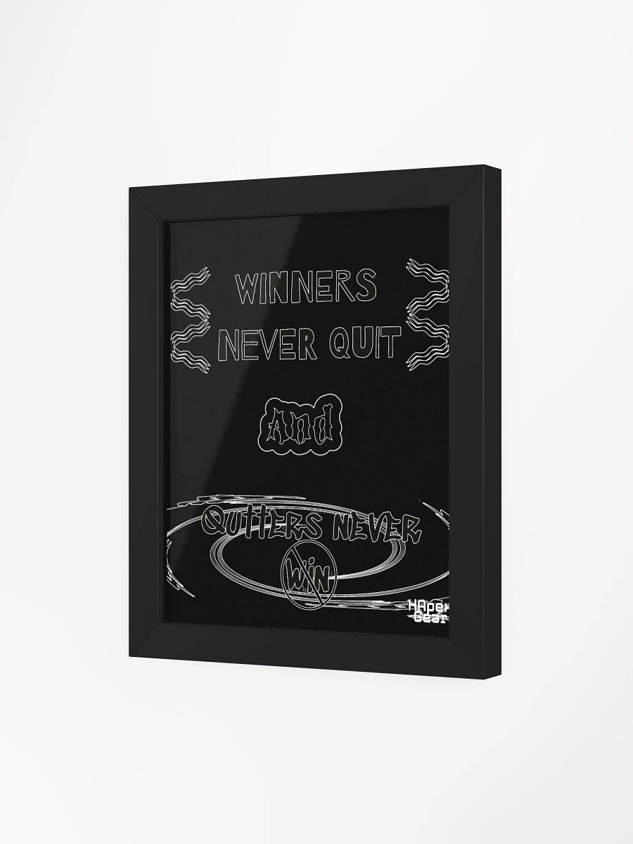 Winners - Framed - Black - High-Quality Poster product image (3)