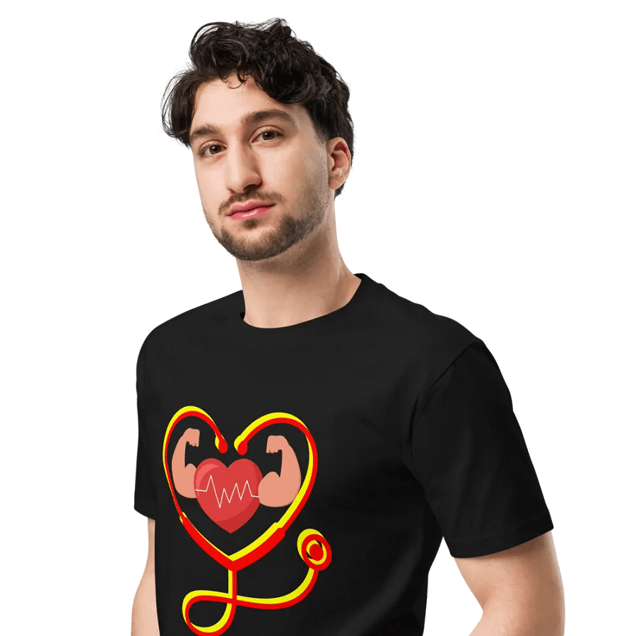 Heartbeat Strength Unisex T-Shirt product image (5)