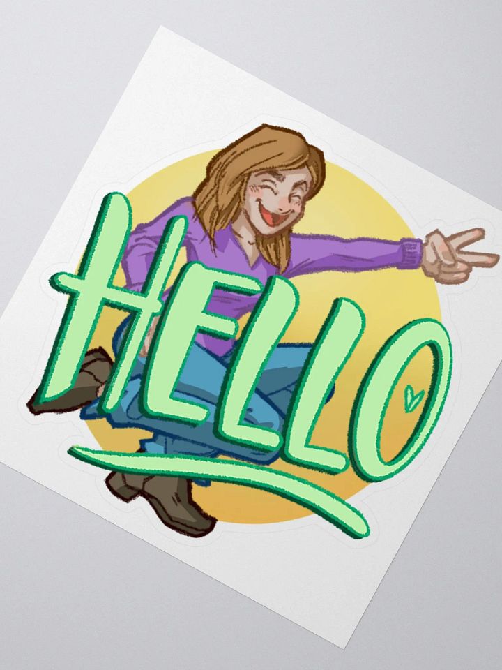 Hello Emote Sticker product image (2)