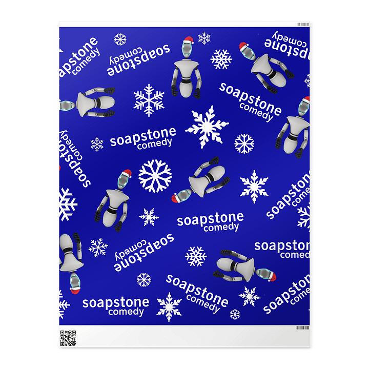 Blue Soapstone Wrapping Paper product image (2)