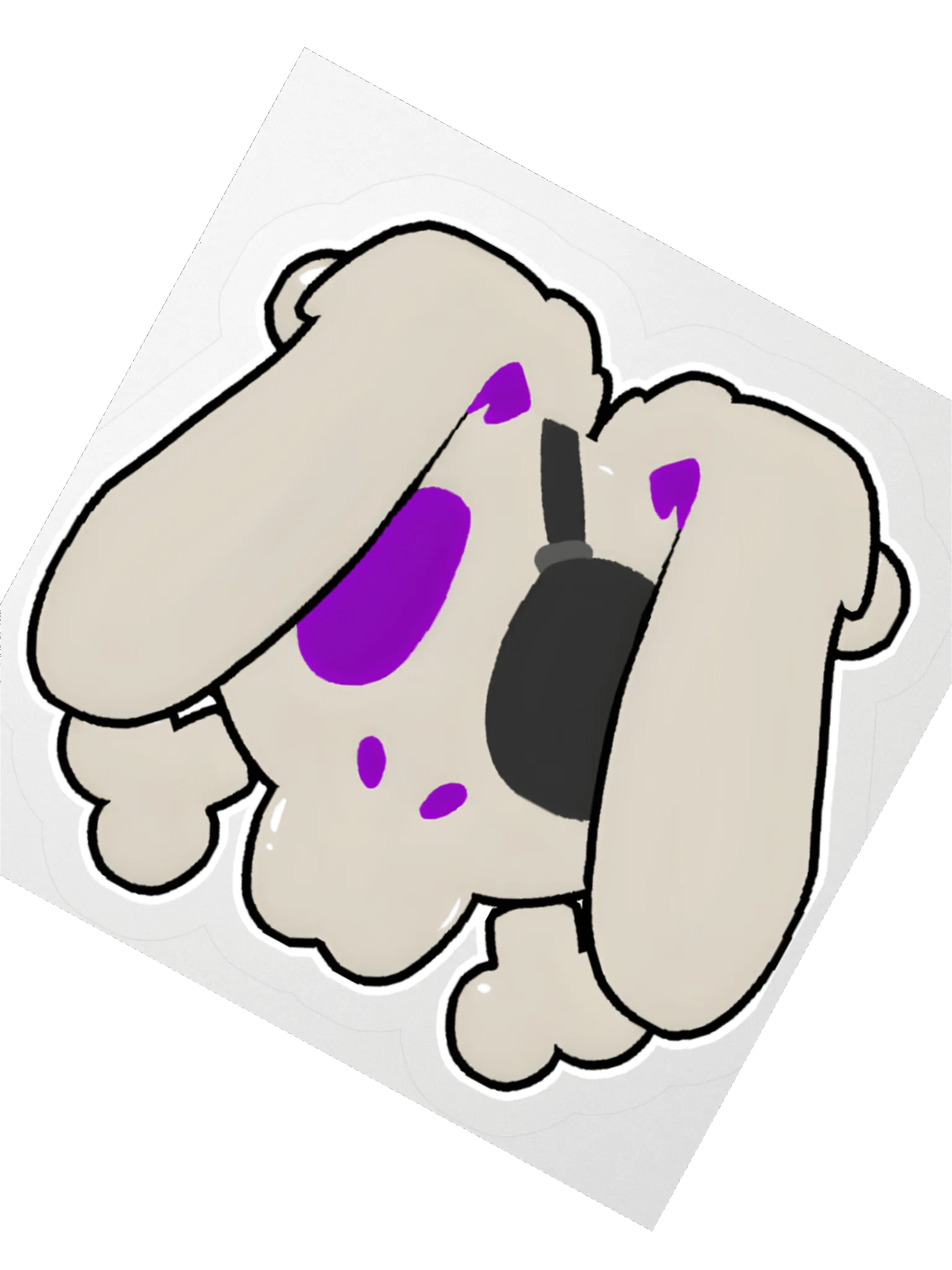 Skull and Crossbuns Sticker product image (2)