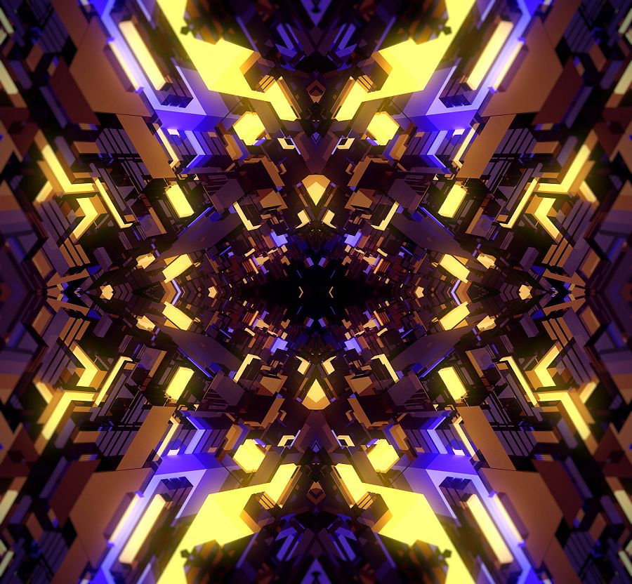 Hi-Tech Geometric Patterns (Digital Art) product image (1)