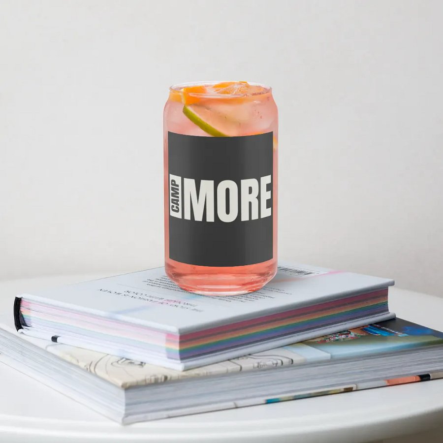 Can Shaped Drinking Glass 