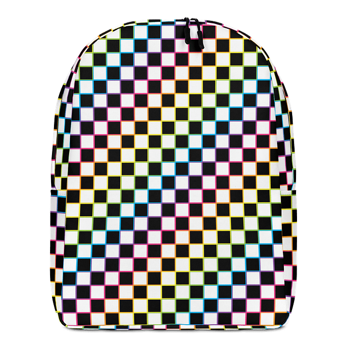 Rainbow Checkered Backpack product image (1)