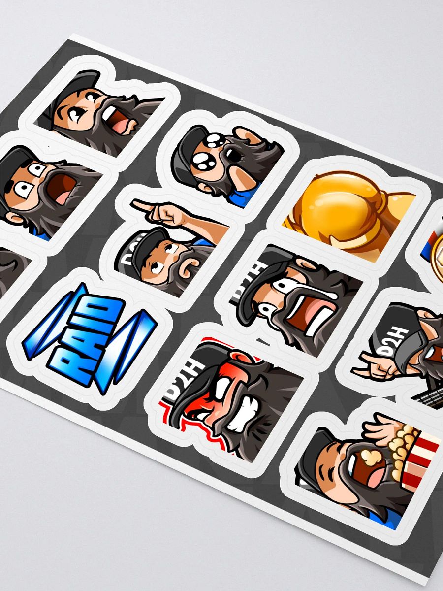 Emote Sticker Sheet. Set 5 product image (3)
