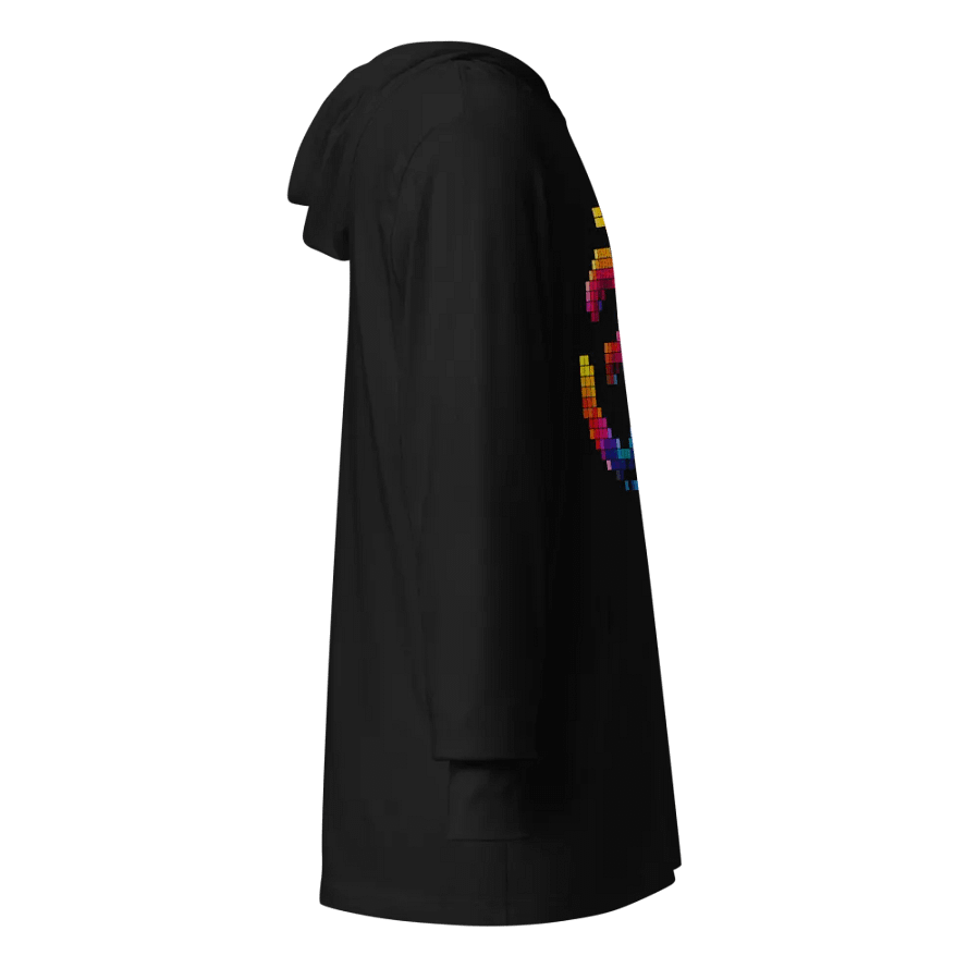 Pixel Om Unisex Hooded Tee product image (5)