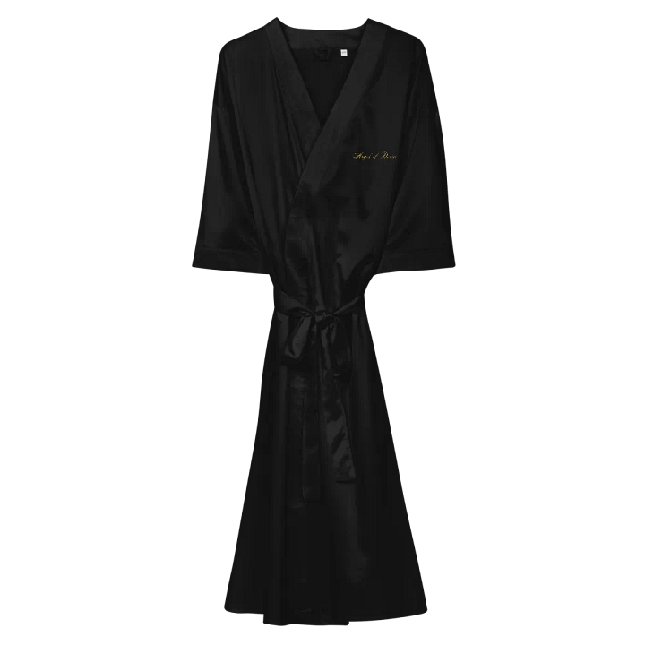 Satin Robe Embroidered Logo product image (20)