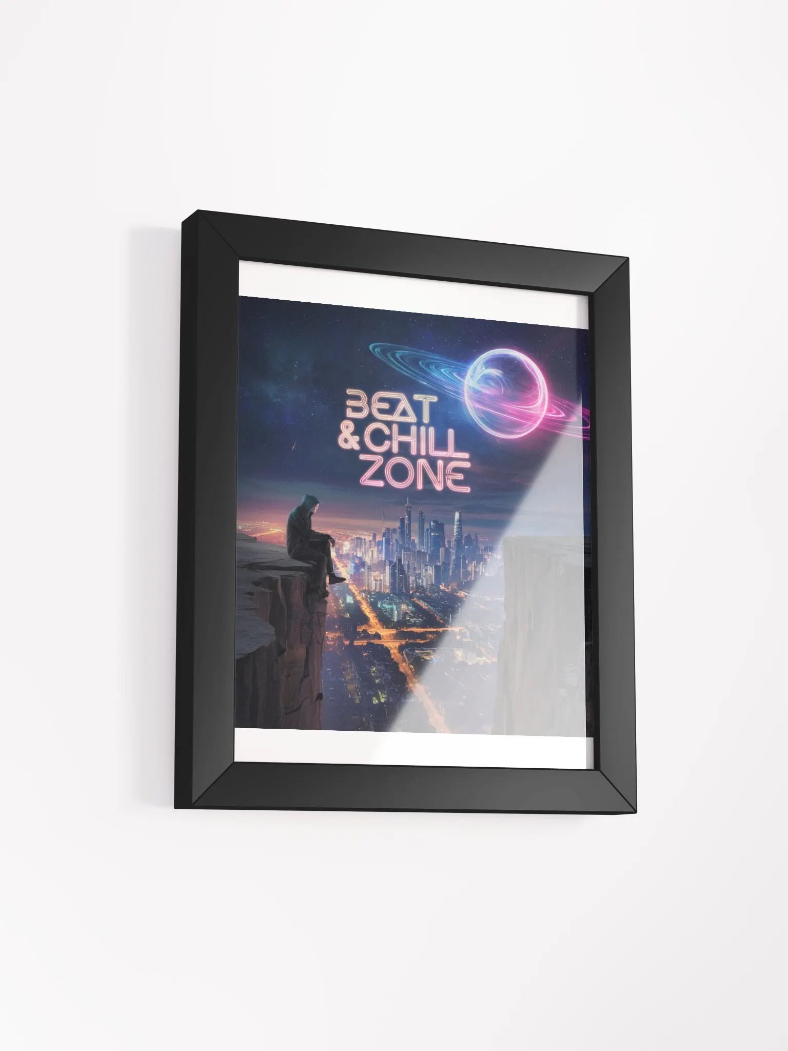 Starry City Beat Framed Poster product image (20)