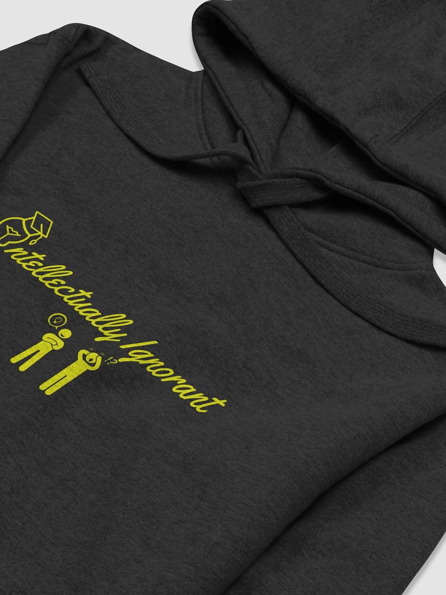 Intellectually Ignorant ( Yellow Logo) premium Hoodie product image (20)