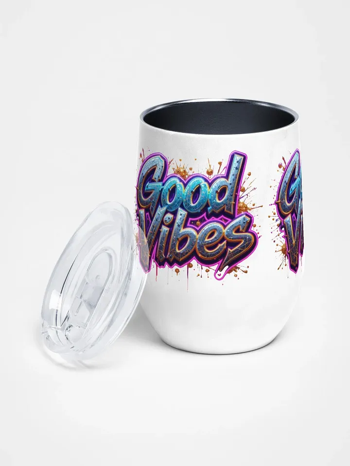 Good Vibes Glowing Wine Tumbler product image (2)
