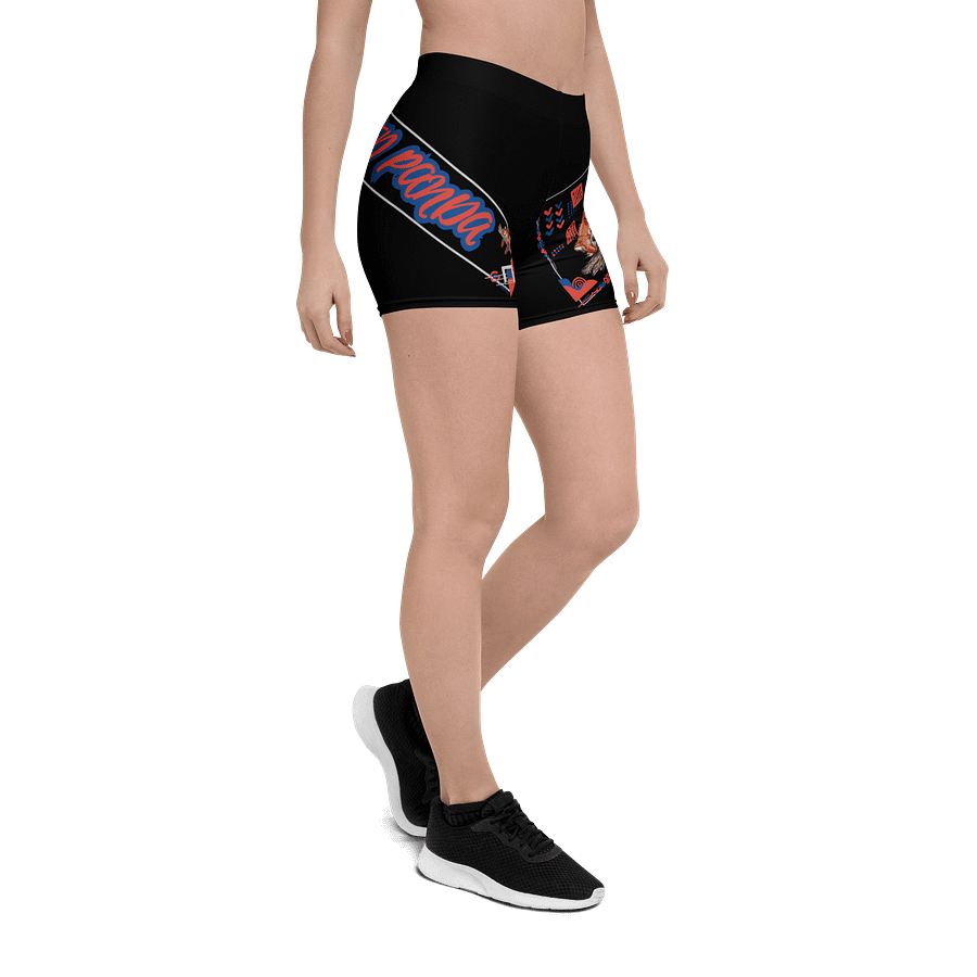 "Zzz" RED PANDA Black Flex Shorts product image (6)