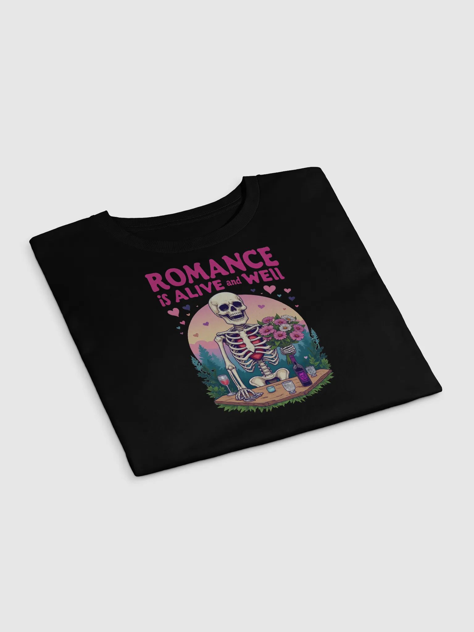 Skeleton Love Crop Top product image (13)