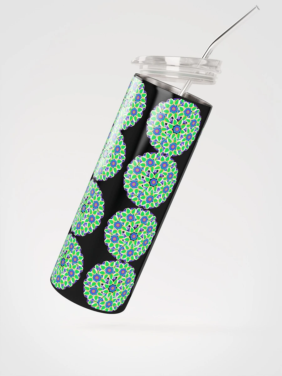 Miniaday Designs Green Kaleidoscope Stainless Steel Tumbler product image (4)