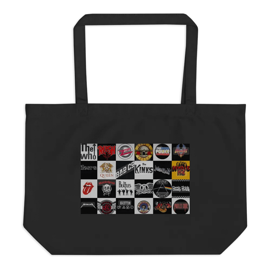 Music Lovers Collection - Ultimate Music Lover's Tote Bag – Double-Sided Design with 24 Iconic Bands! product image (1)
