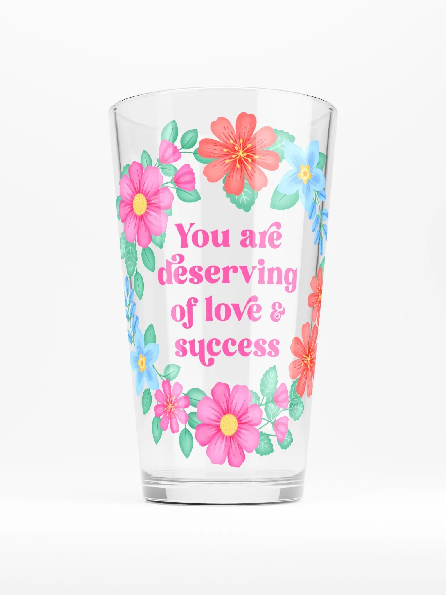 You are deserving of love & success - Motivational Tumbler product image (1)