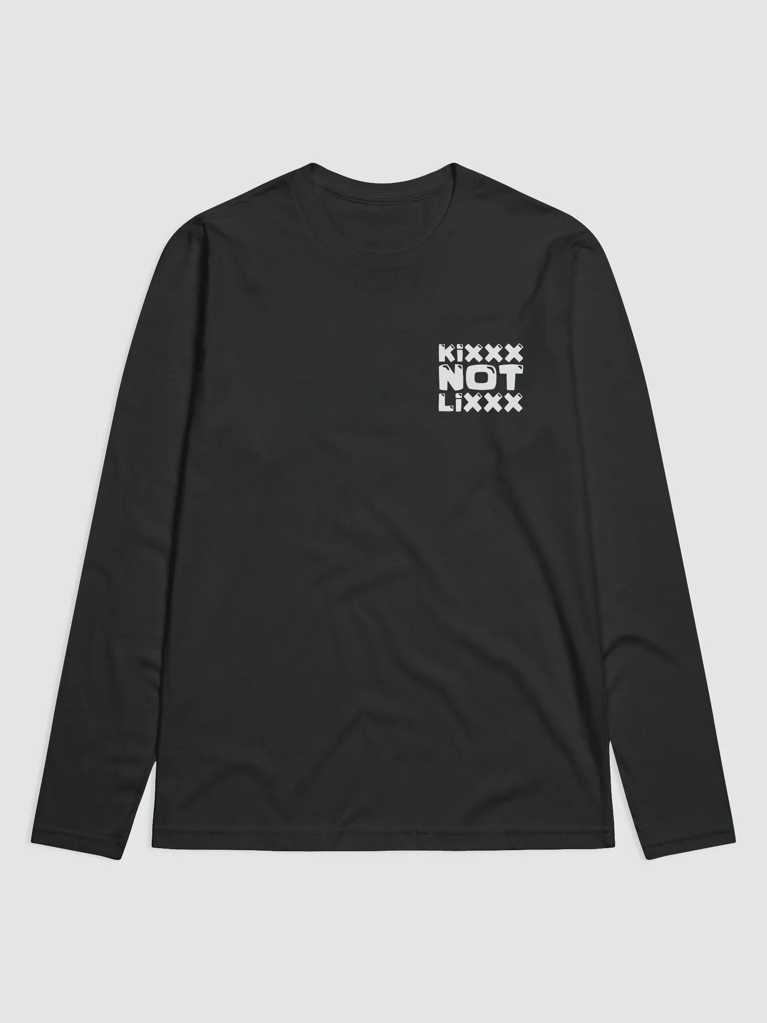 White KixxxNotLixxx Square Logo - Long Sleeve product image (1)