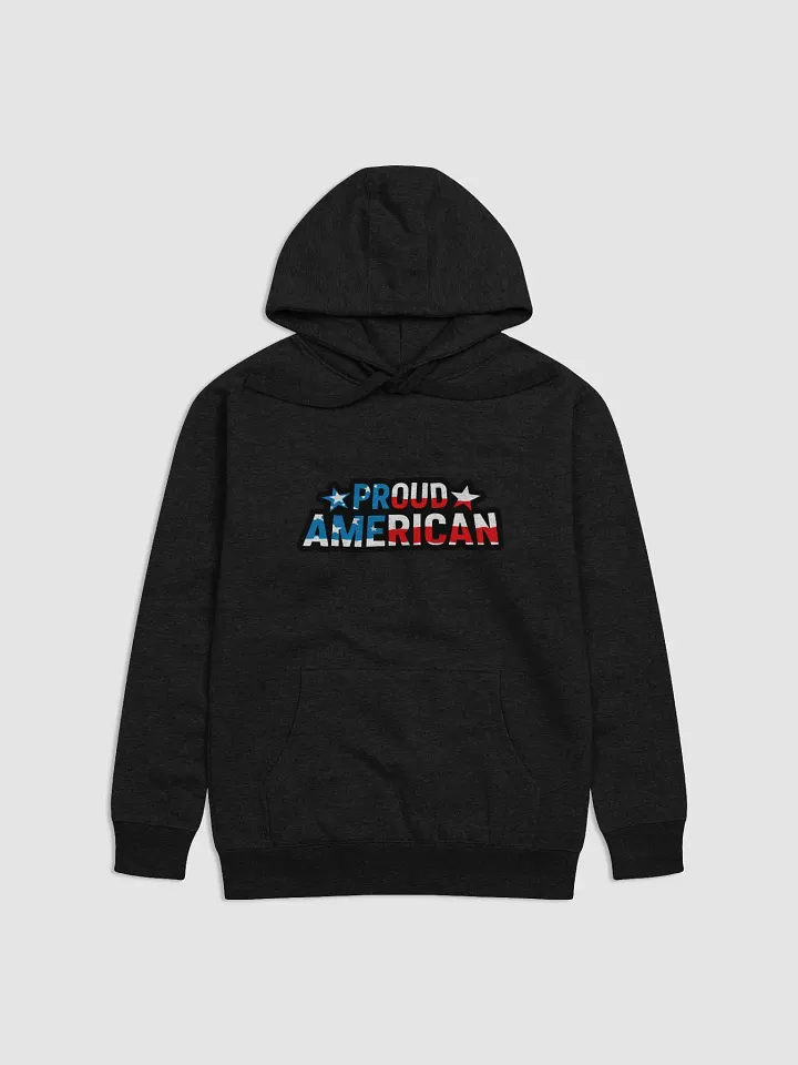 Hoodie: Proud American product image (3)
