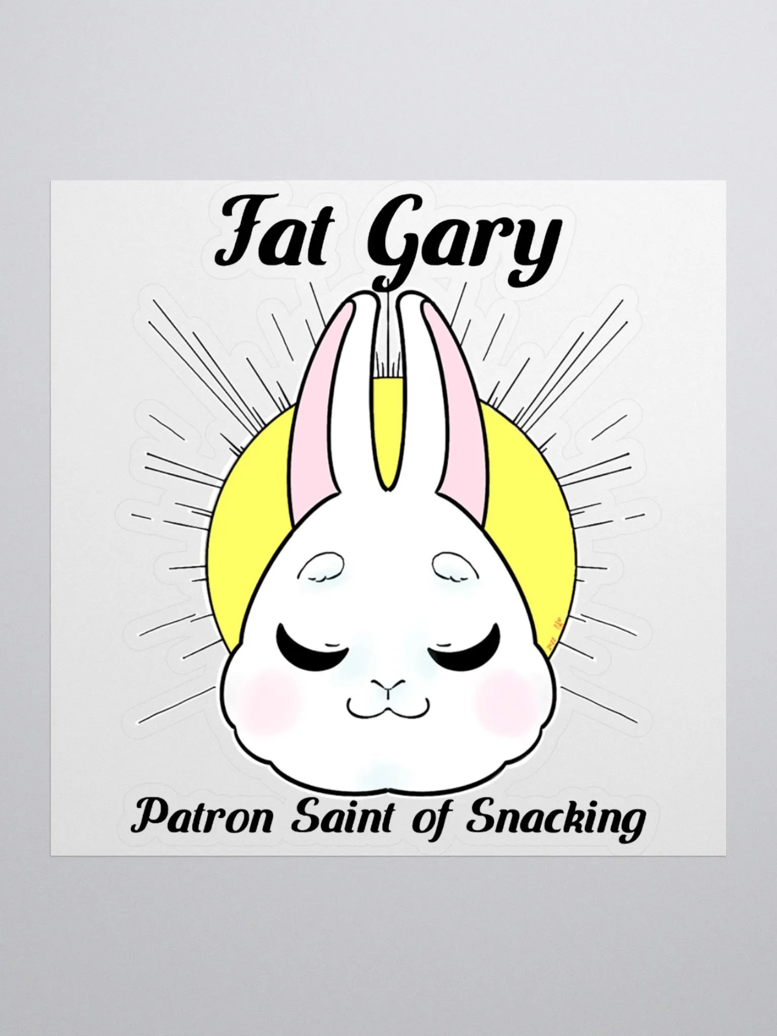 Fat Gary sticker product image (1)