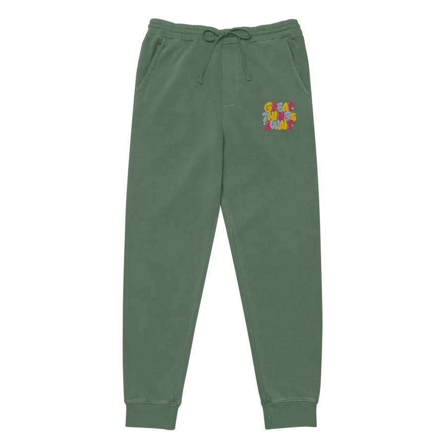 Great Things Await: Pigment Dyed Joggers product image (9)