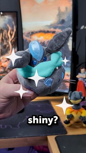 Part 2 of wishing the Official Pokemon Plushies were shiny! Also someone needs to find those Area Zero shiny Carbink cuz that...