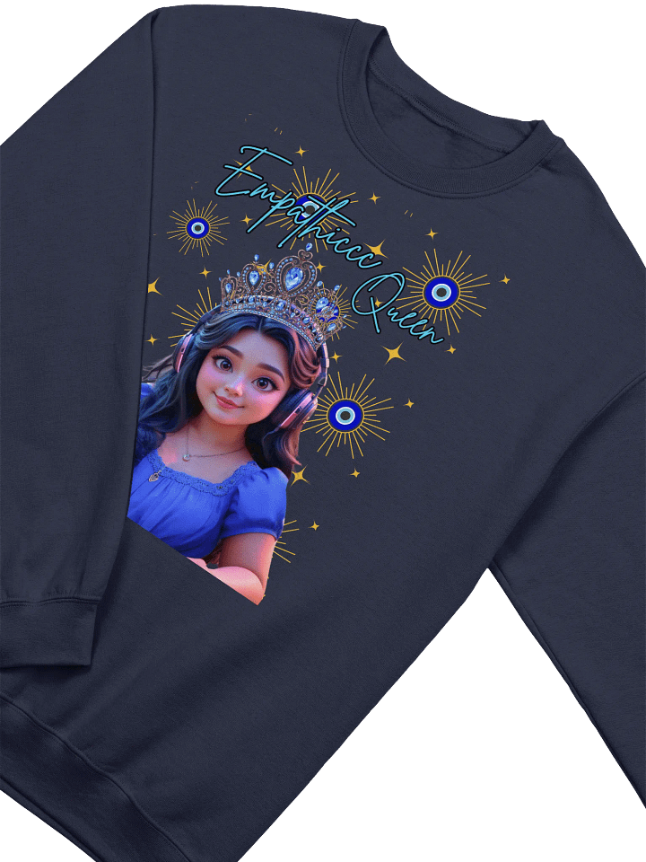 Empathiccc Queen Jeweled Crown Sweatshirt product image (2)