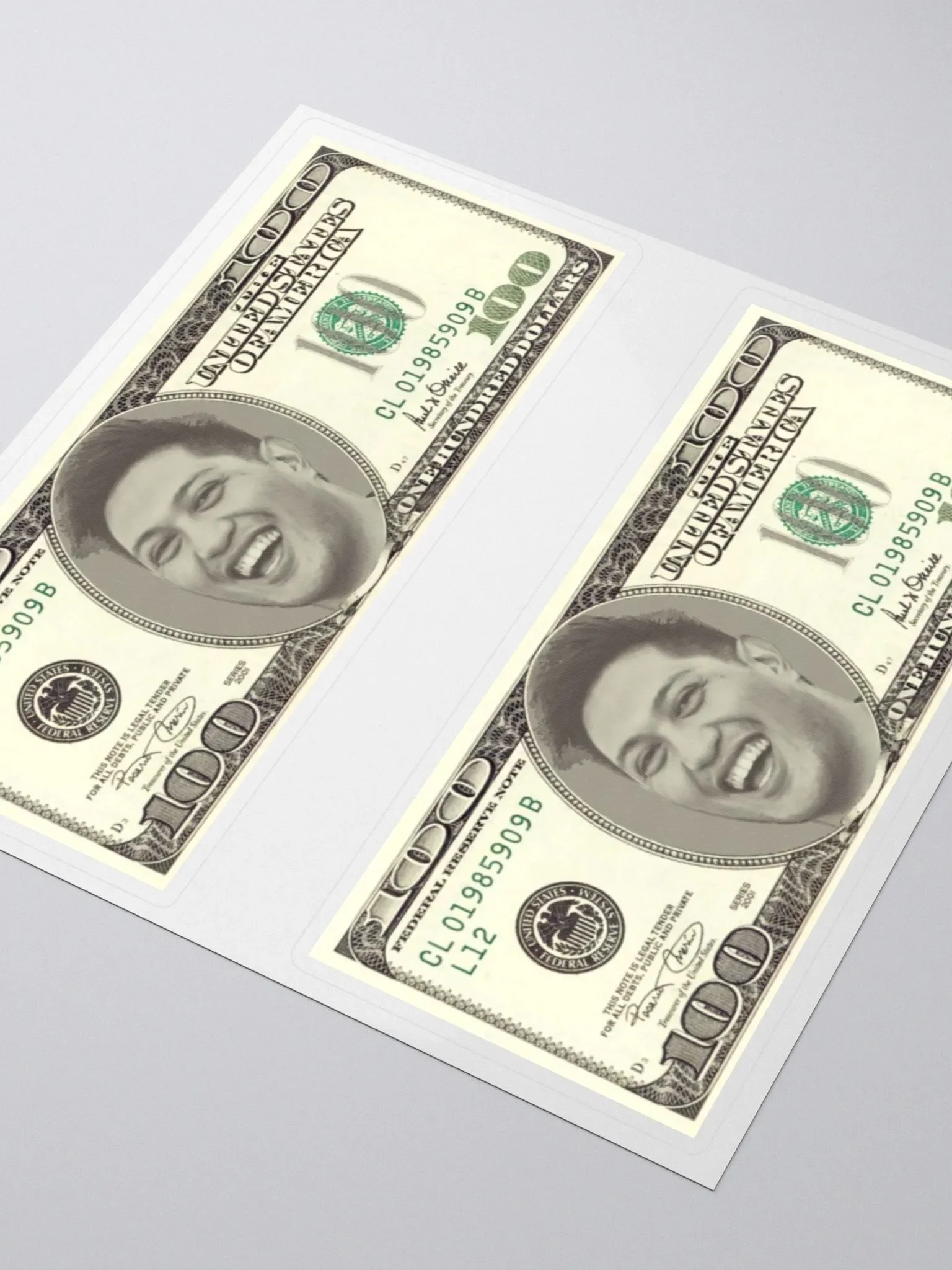 Sean $100 Bill Stickers product image (3)