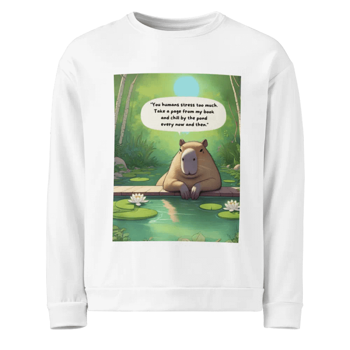 Capybara's Advice on Relaxation Sweatshirt product image (1)