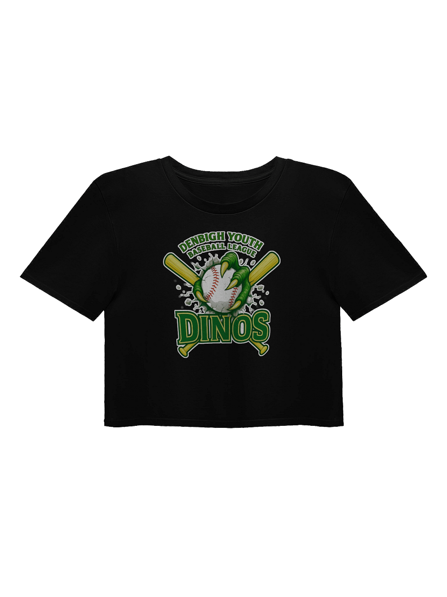 Dino Claws Baseball Crop Top product image (7)