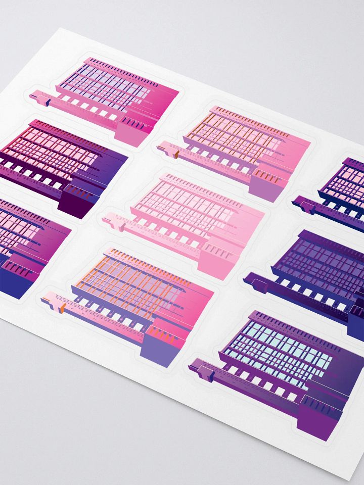 Trellick Colour Stickers | Pink-Purple product image (2)