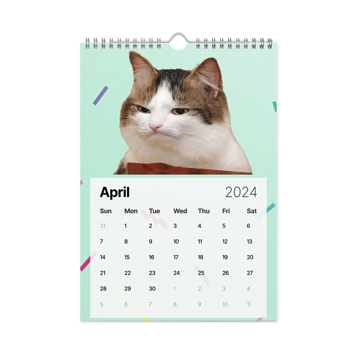 Wall Calendar (2024): Meme Cats product image (2)