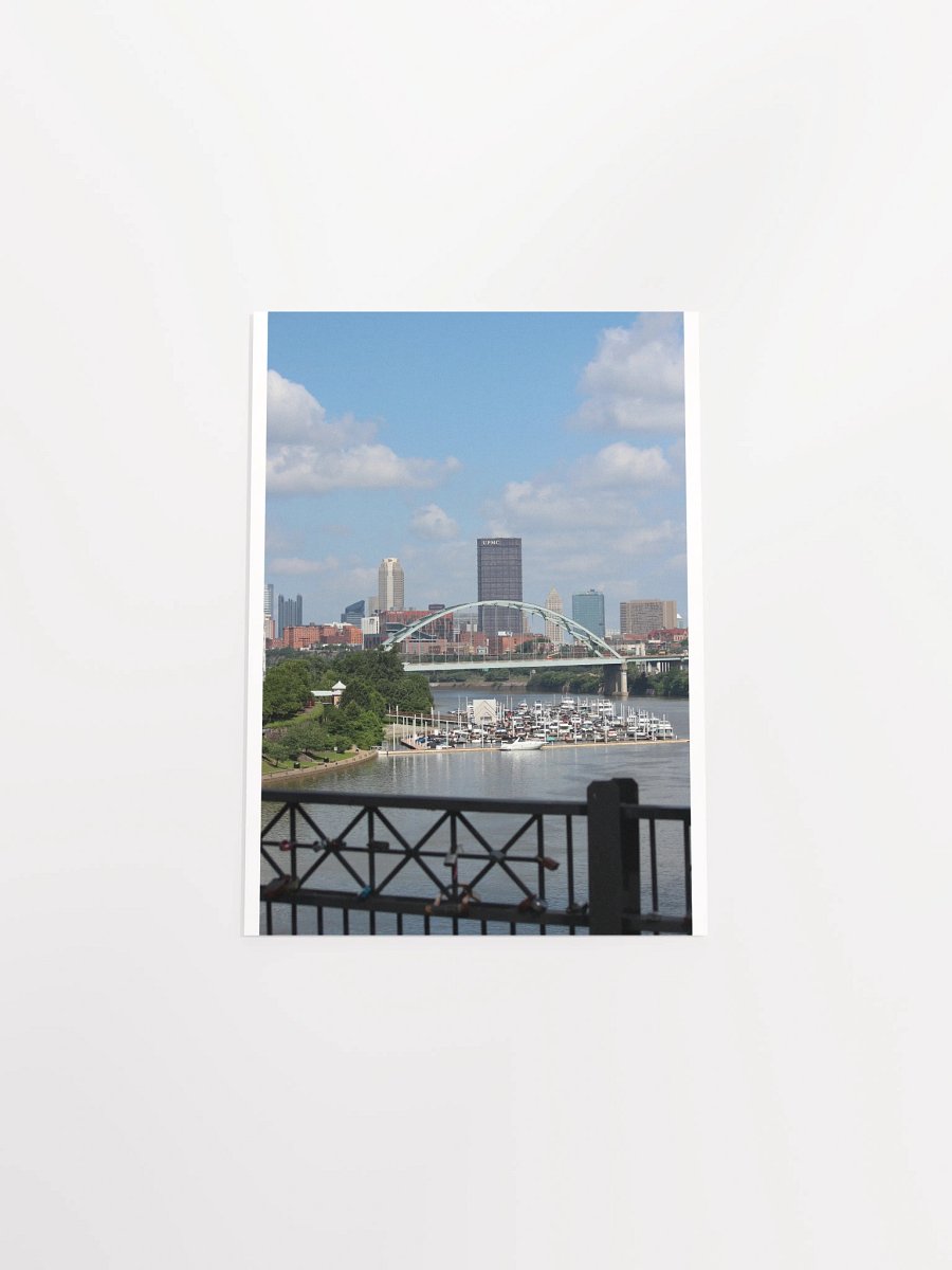Pittsburgh - Downtown & Birmingham Bridge from Hot Metal Bridge - print/poster product image (4)