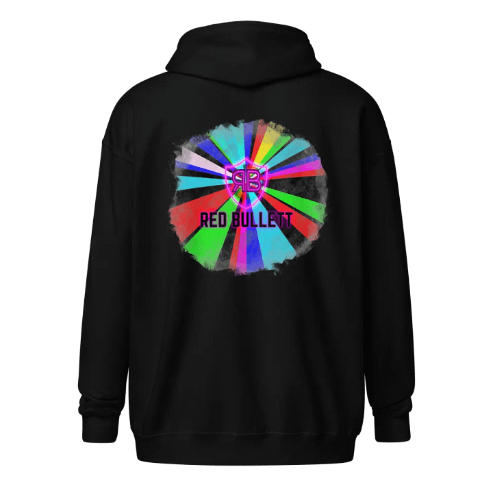 Red Bullett Tricolor Zip-Up Hoodie product image (6)