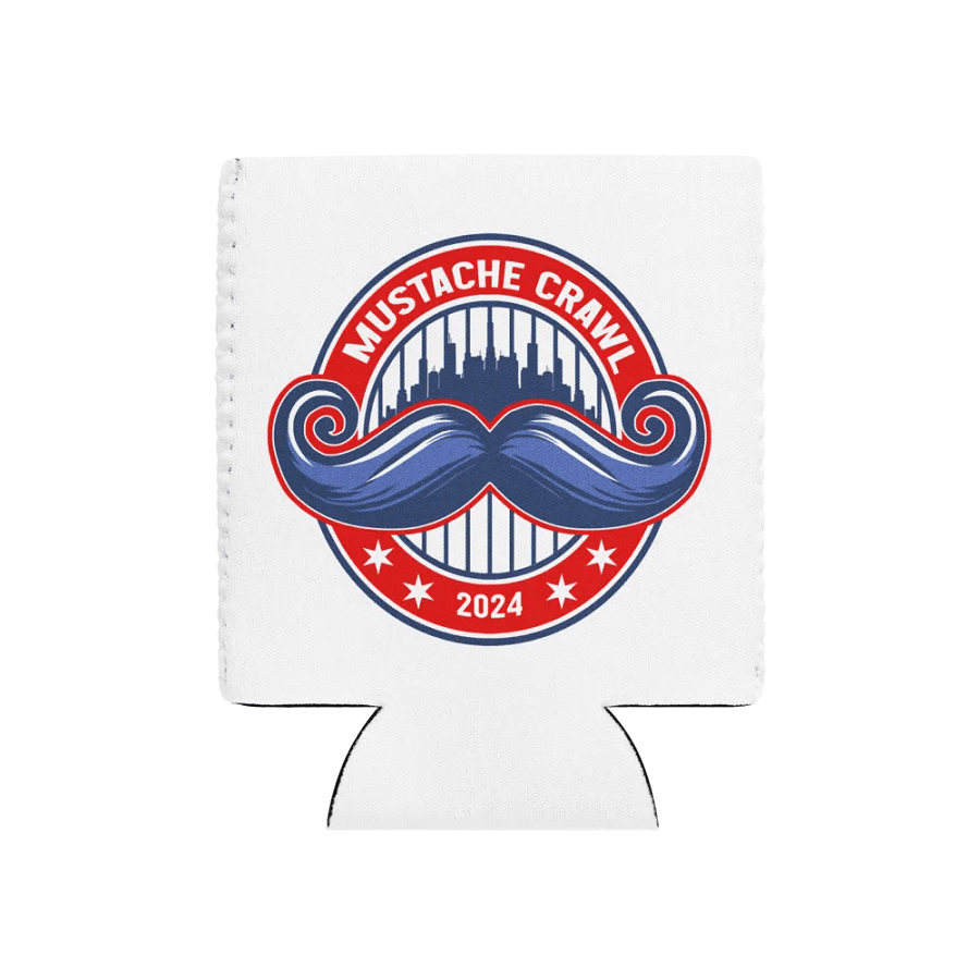 2024 Mustache Crawl Koozie product image (1)