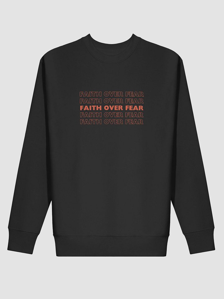 Faith Over Fear Long sleeved product image (2)