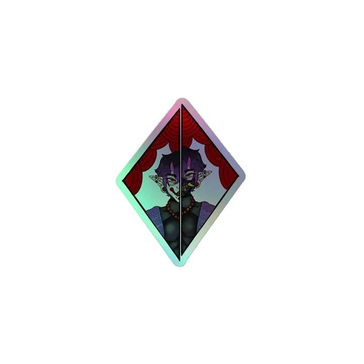 Split Masked Oni Sticker product image (1)