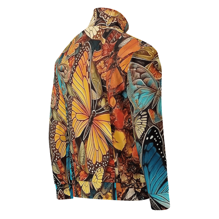 Butterfly Garden Art Style Unisex Track Jacket product image (2)