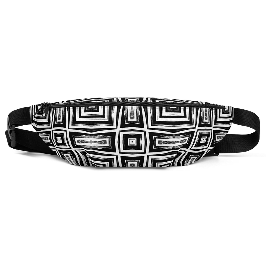 Abstract Monochrome Repeating Pattern Fanny Pack product image (3)