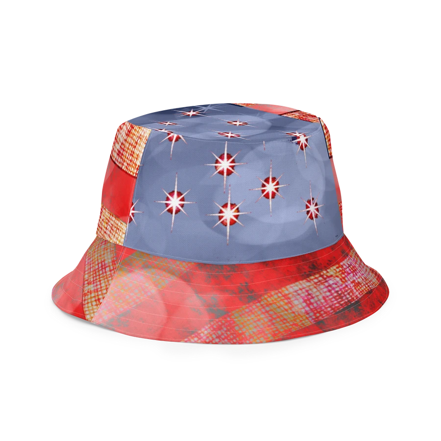 American Flag and Stars Bucket Hat product image (4)