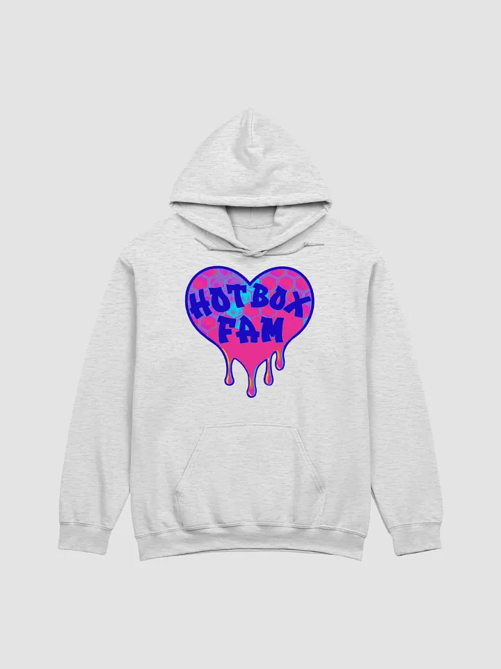 UNISEX HOT BOX FAM COLOR POP HONEY COMB LOGO HOODIE product image (1)
