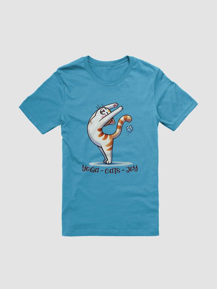 Yoga Cats Joy T-Shirt – Playful Yoga Cat Design product image (1)